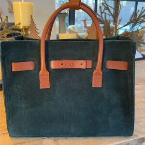 Parker thatch suede coco bag.